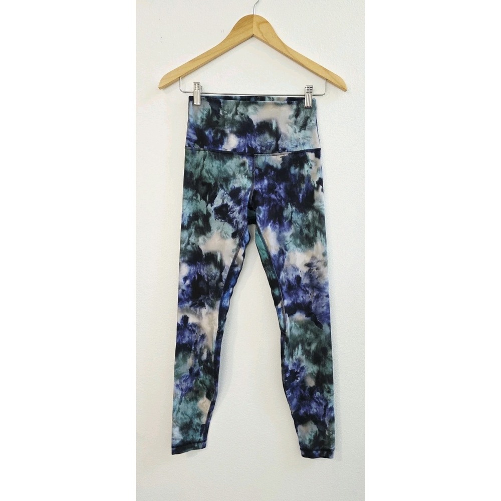Lululemon Align High Rise Leggings 28" Women's Size 6 Meteor Wash Print Multi